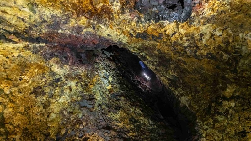Thrihnukagigur volcano - inside the volcano in Iceland