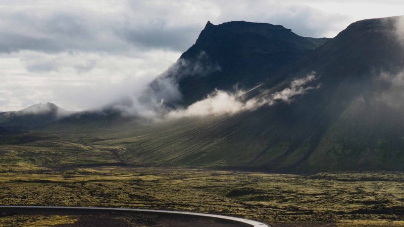 Thrihnukagigur volcano - inside the volcano in Iceland