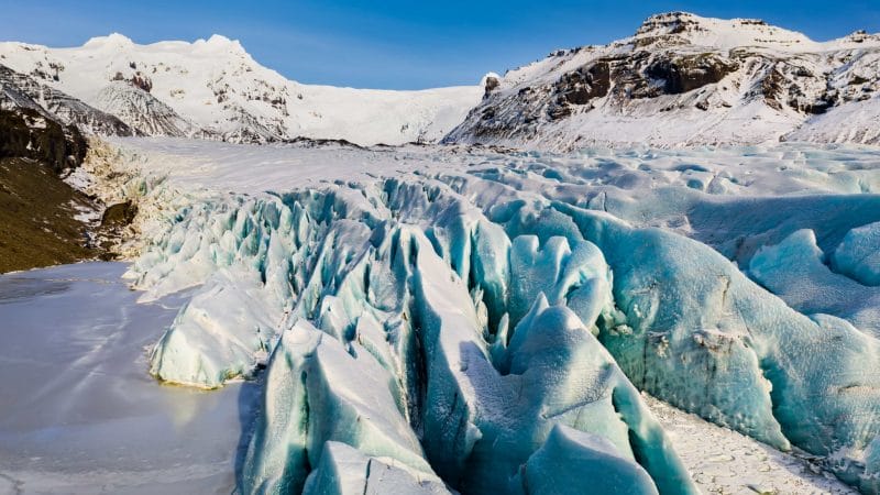 Glacier Hike Iceland, Iceland Glacier Walk, Glacier Trip, Glacier Tours in Iceland, Vatnajokull National Park - Svínafellsjokull glacier in Skaftafell Nature Reserve
