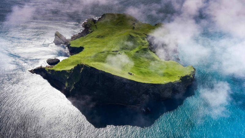 Vestmannaeyjar island in south Iceland, Westman Islands