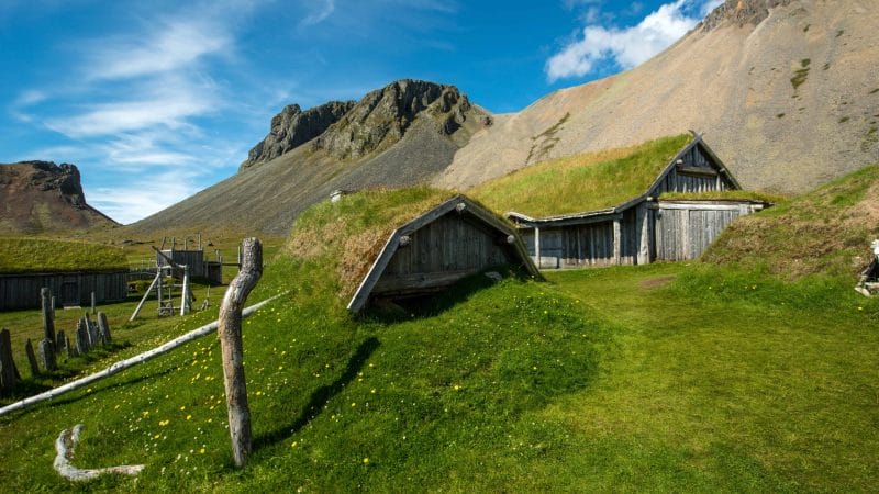Viking village in Iceland