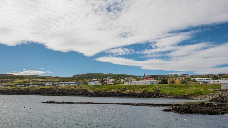 Vopnafjörður village in East Iceland