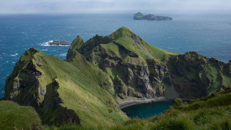 Vestmannaeyjar island in south Iceland, Westman Islands