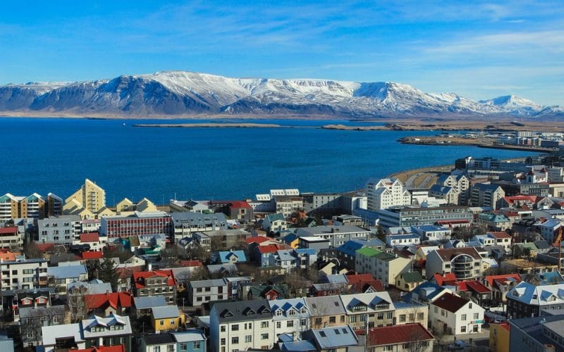 view over Reykjavik