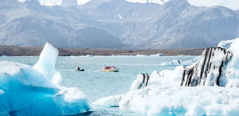 Iceland Boat Tours on Jokulsarlon glacier lagoon