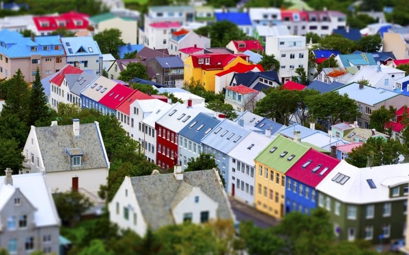 view over Reykjavik