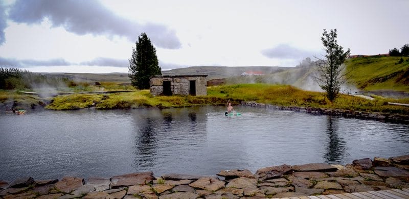 Secret Lagoon hot spring in Iceland