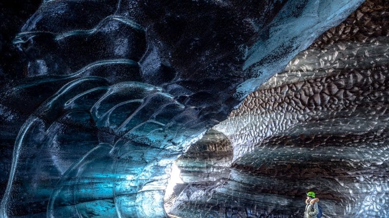 Ice Cave Tours, Katla Ice Cave under the volcano glacier
