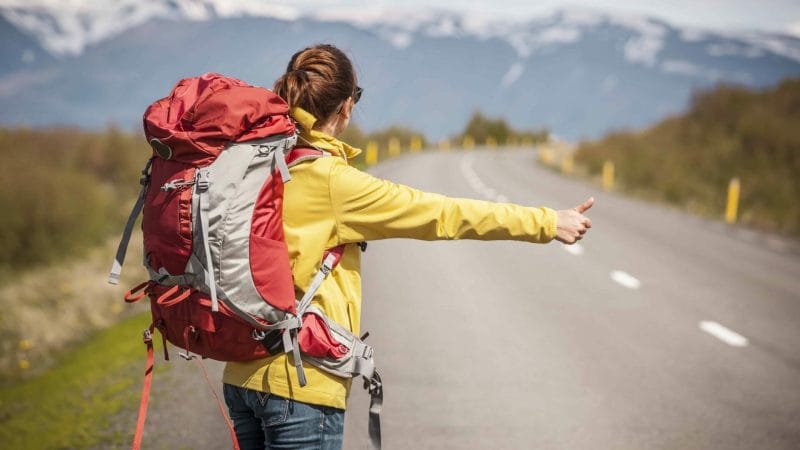 Hitchhiking in Iceland