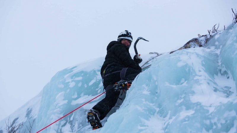 ice climbing in Iceland