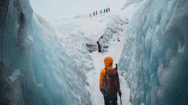 ice climbing in Iceland