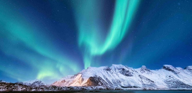 northern lights in Iceland