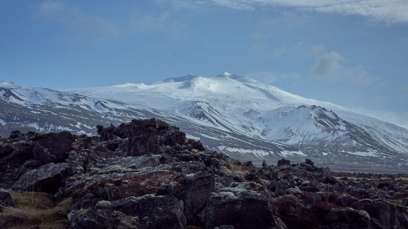Snæfellsjökull glacier in Snæfellsnes Peninsula