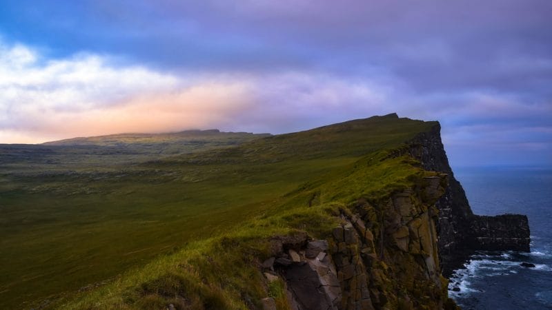 Látrabjarg cliffs in the Westfjords of Iceland, Westernmost part of Iceland