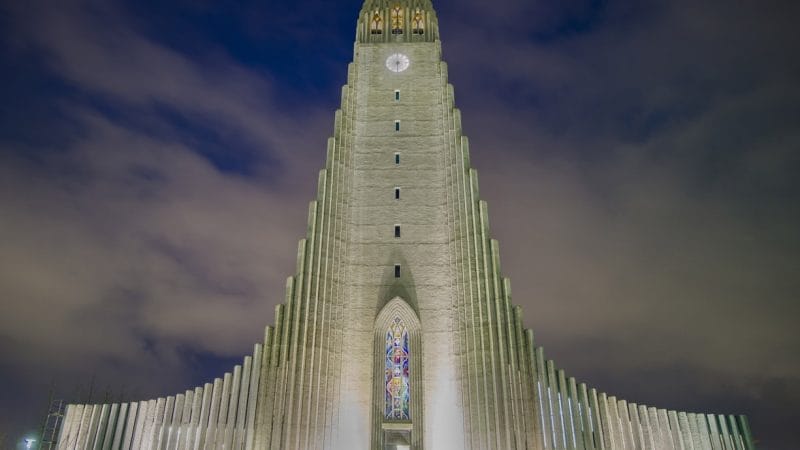 Hallgrimskirkja church in Reykjavik