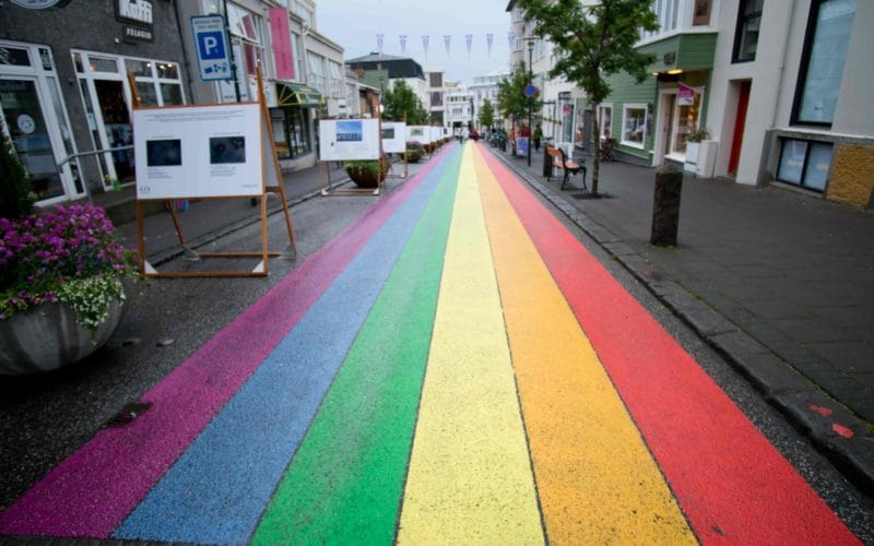 Reykjavik Rainbow street, Gay Pride in Rekjavik