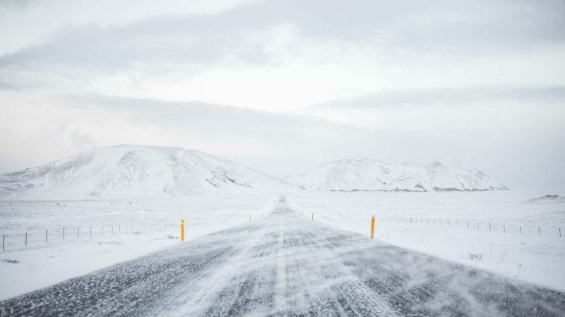 winter Self Driving road trip in Iceland