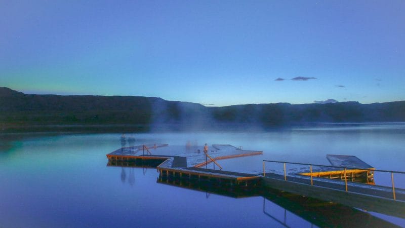 vök baths in east Iceland